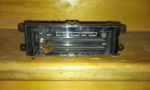 Pontiac grand prix a/c climate control oem 1987