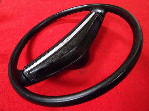 Nova steering wheel black gm used parts 4 speed 75 76 77 78 79 chevy