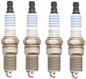 Lot of 4 motorcraft sp-493 spark plug agsf32pm platinum