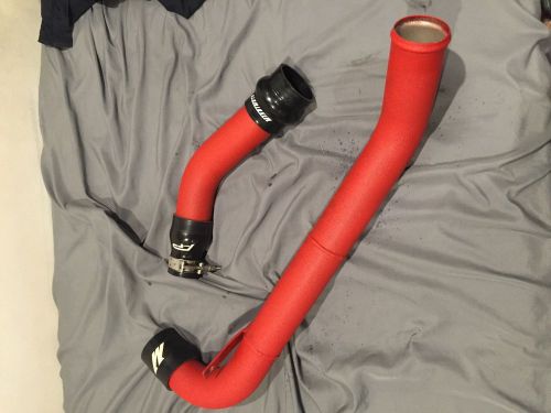 Evo x wrinkle red upper intercooler pipe