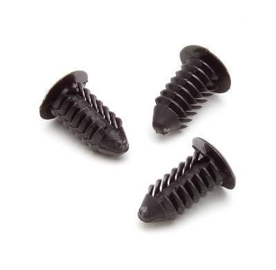 Autometer 3281 gauge pod/pillar fasteners plastic black set of 10