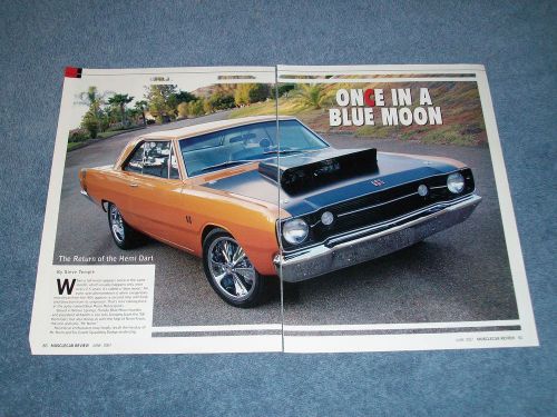 1968 dodge dart hemi gss mr. norm special edition articles 2 for 1