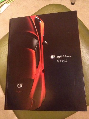2015 alfa romeo 4c brochure coupe spider 64 pages