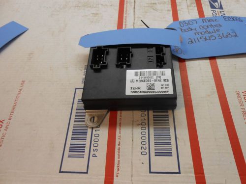 03-07 mercedes e-class bcm body control module 2115453632  of0466