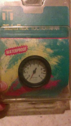 Teleflex waterproof 0-8000 rpm tachometer 58475p for 4 pole engines only