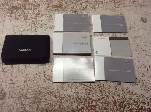 13 2013 nissan sentra navigation system owner manual book books w/ case  oem e