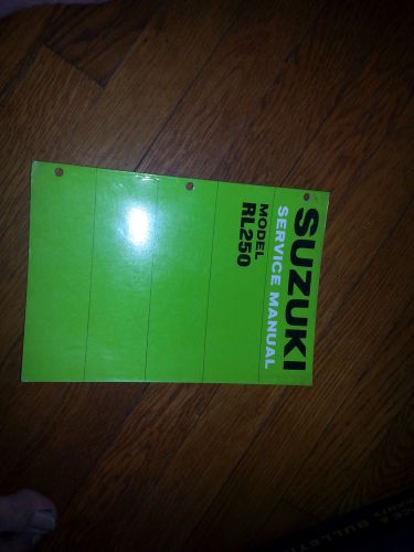 1974 1975 suzuki rl250 service manual, 54 pages, clean, oem {a32}