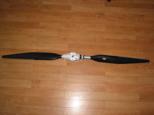 2 blade warp drive propeller ! 68 inch / tapered blades / hp hub / nickel edge !