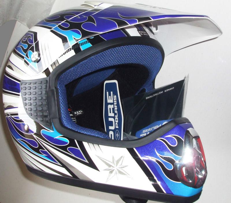 Polaris  momentum helmet blue base  sizes m & xxl & xxxl