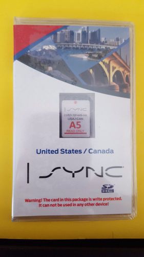 2013, 2014, 2015 ford/lincoln gps navigation sd card map version a5 sync new