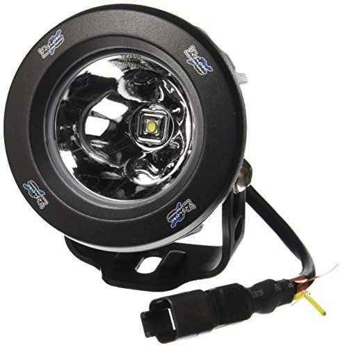 Vision x lighting 9141251 optimus black round 10w narrow led spot light - pair