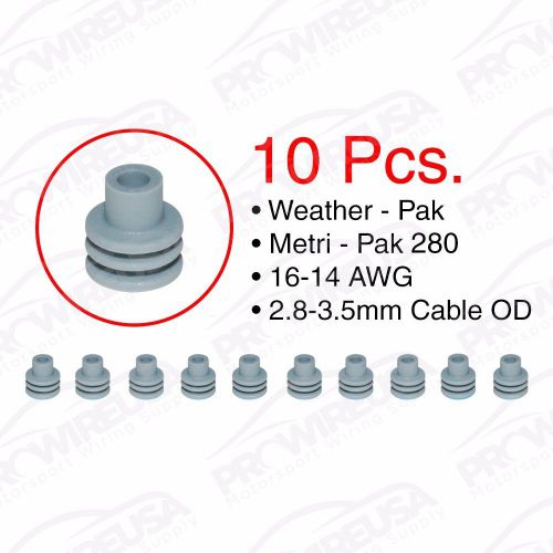 Weather pack metri-pack 280 series gray seal 16-14 awg 10 pcs 15324980