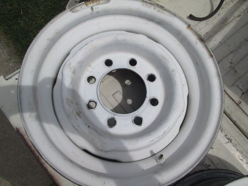 1973-96 used 16 x 6.5 &#034; chevrolet/gmc truck c/k/g 20 wheel set/steel clean 8-lug