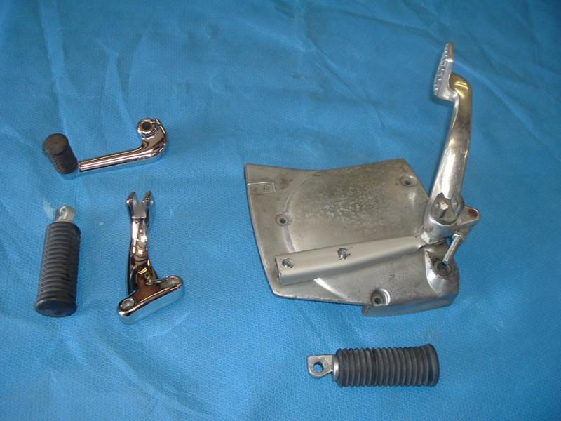 Harley oem 91 - 03 era xl sportster mid controls w/side cover used take offs