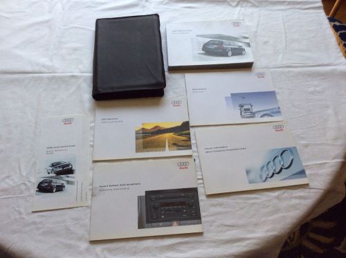 2006 audi a4 avant owners manuals