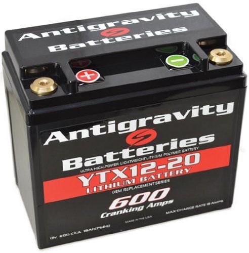 Antigravity batteries ytx12-20 20c oem case size 600cca lithium ion battery usa