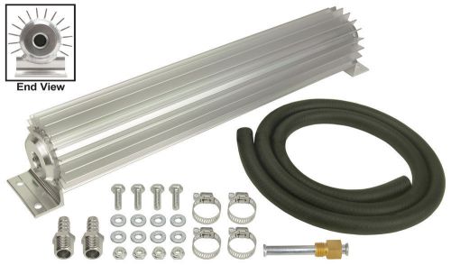 Derale 17-1/4 x 2-3/16 x 3-1/4 in automatic trans fluid cooler kit p/n 13254