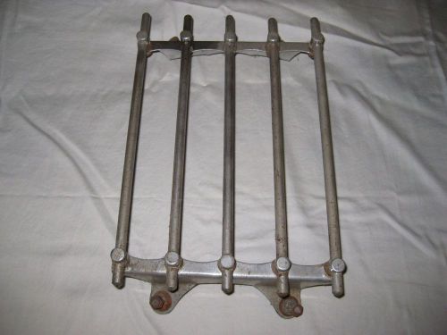 Vintage motorcycle luggage rack