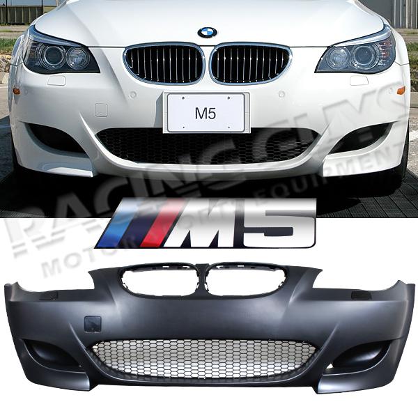 08 09 10 bmw e60 m5 style front bumper cover grille 528i/535i/550i new 