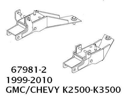 Western &amp; blizzard part # 67981-2 – mount kit ut/uc gm chevy/gmc 1500hd/2500/350