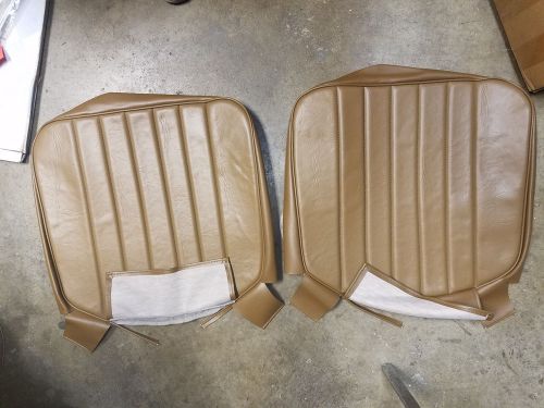 New 1971-1972 monte carlo bottom bucket seat covers dark saddle 71 72