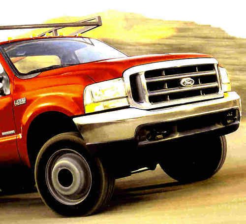 2004 ford super duty truck brochure-f350-f450-f550