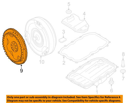 Porsche oem 13-15 cayenne automatic transmission-drive plate 95810232711