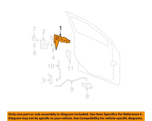 Dodge chrysler oem 08-11 caliber-outside door handle left xu55axrag