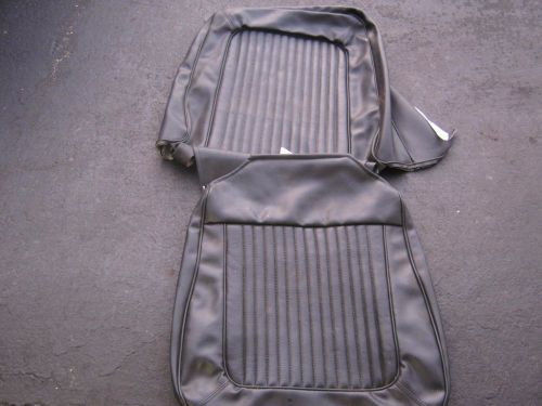 1968, 1969-70 mustang coupe black seat upholstery driver or passenger seat