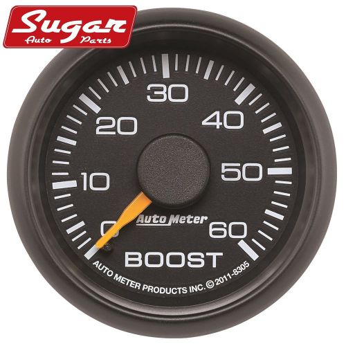 Buy 52mm glowshift analog boost gauge, tinted, black face, silver bezel ...