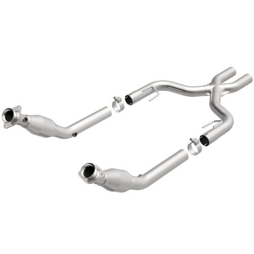 Magnaflow performance exhaust 16432 tru-x; stainless steel crossover pipe