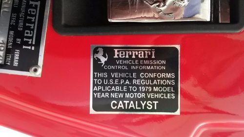 Ferrari 308 catalsyt door decal - sticker