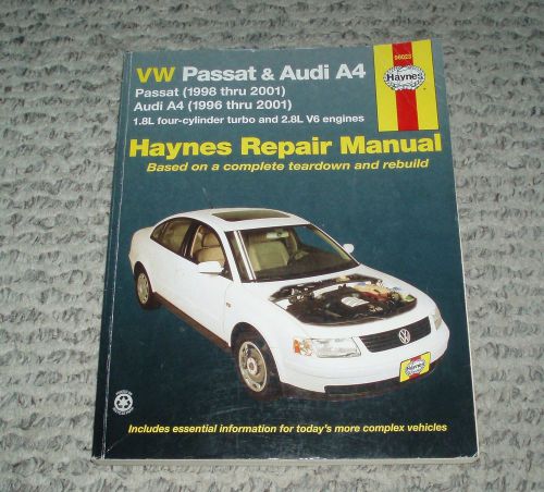 Audi a4 haynes repair manual 1996-2001