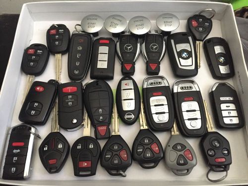 Lot of oem key fobs 27 used fobs