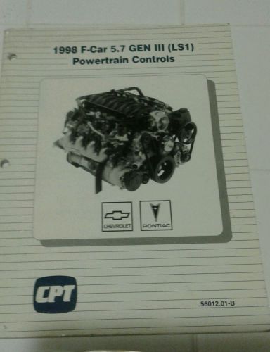 1998 for car 5.7 gen 3 (ls1) power train controls