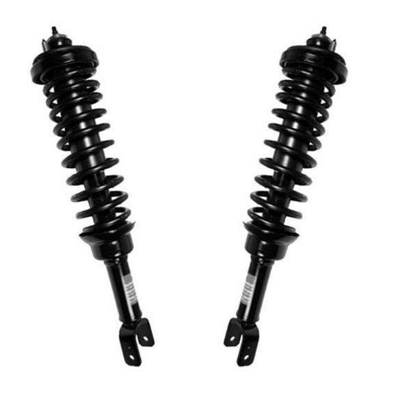 Rear left & right strut shock & coil spring assembly quick 2pc kit w/warranty