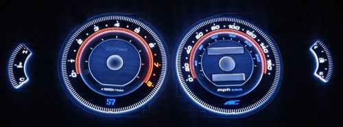 Mit. eclipse non/turbo ac auto autotechnic 3d reverse overlay glow gauge faces