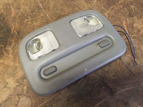 E2q4 00-05 pontiac bonneville regular lights gray overhead console oem