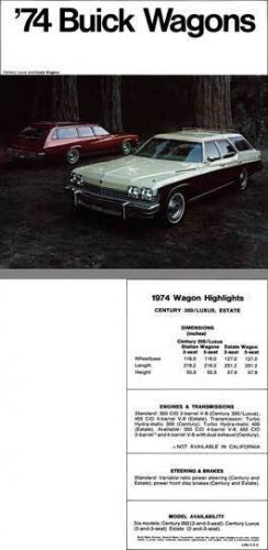 Buick 1974 - &#039;74 buick wagons