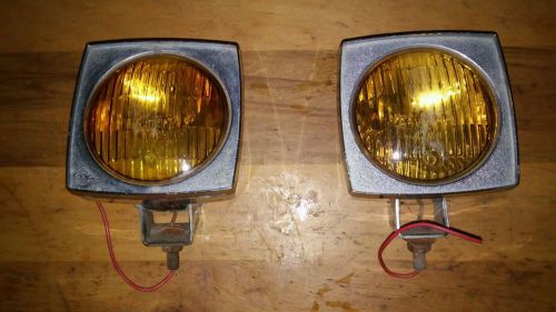 Yankee vintage auto/truck amber fog lights chopper bobber  motorcycle