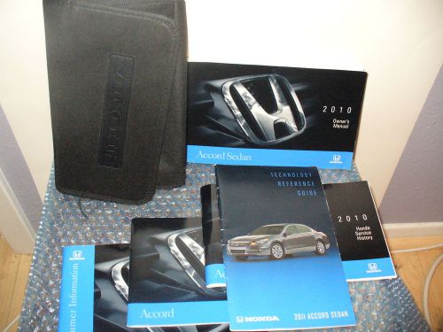 2010 10 honda accord sedan owners manual with case 170