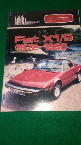 Fiat x1/9 1972-1980, 1300, 1500, 5 speed, radbourne 1.3 &amp; 1.6 brooklands books