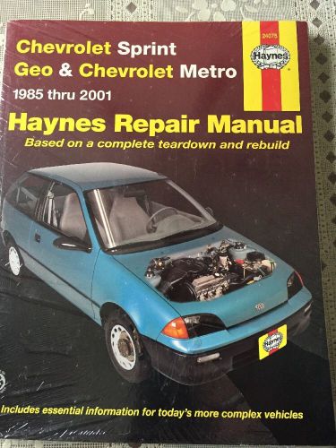 Haynes chevrolet sprint geo &amp; chevrolet metro 1985 thru 200