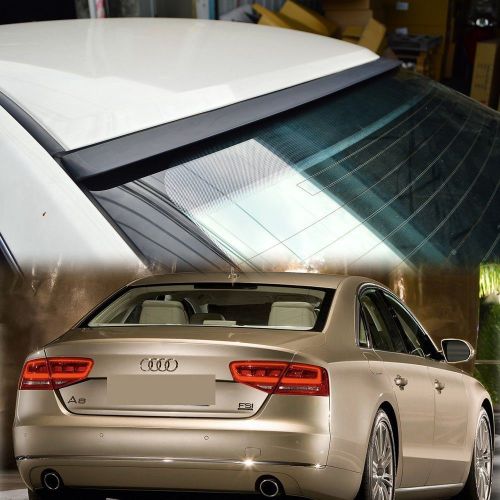 Unpainted for audi a8 4h 4dr roof window spoiler 2010-2015 wing jdm vip quattro