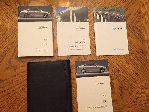 2008 lexus es350 owner&#039;s manual stock #007