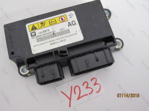 Airbag computer module 1358-5615 from 2012 chevy cruze