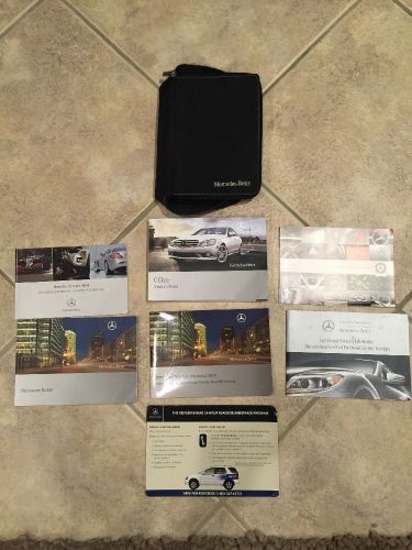 2009 mercedes c300 owners manuals and protective carrying case