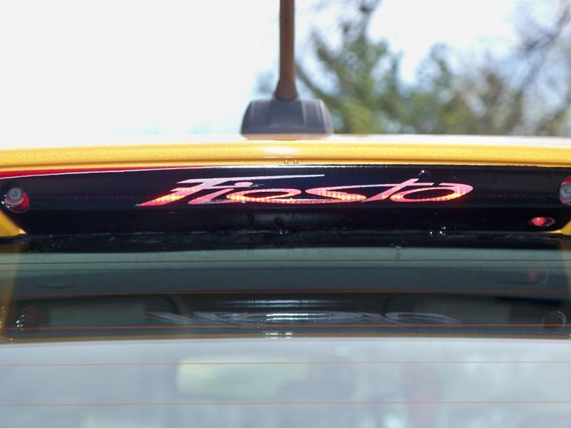 Ford fiesta 3rd brake light decal overlay 2011 2012 hatchback