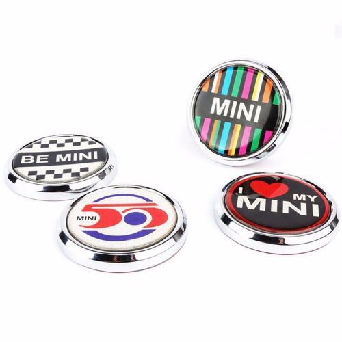 28 styles metal front grill grille emblem badge fit all  mini cooper