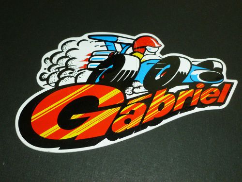 Gabriel old decal beautiful sticker shock absorber original vintage 1980s